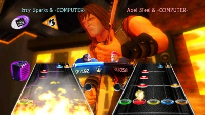 Screen ze hry Guitar Hero 5