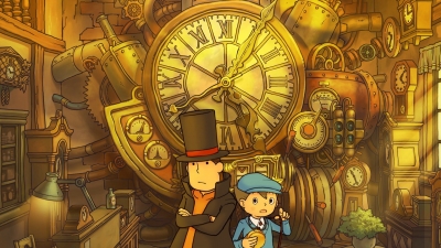 Artwork ke he Professor Layton and the Unwound Future