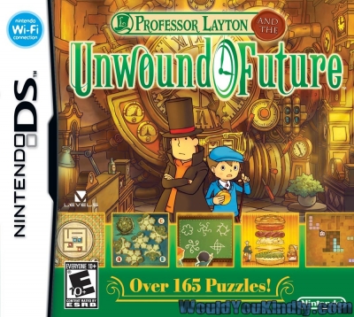 Obal hry Professor Layton and the Unwound Future