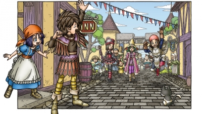 Artwork ke he Dragon Quest IX: Sentinels of the Starry Skies