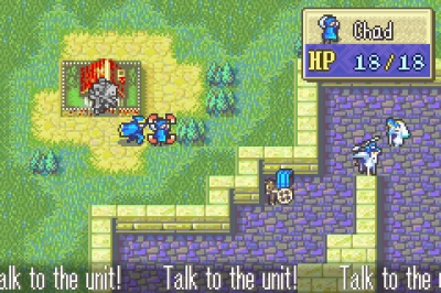 Screen ze hry Fire Emblem: Fuuin no Tsurugi