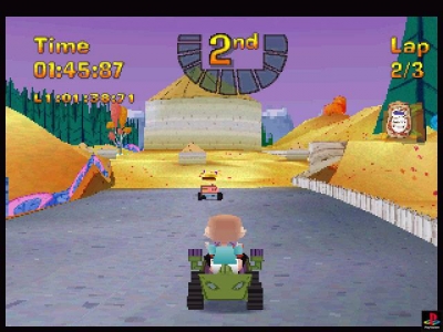 Screen ze hry Nicktoons Racing