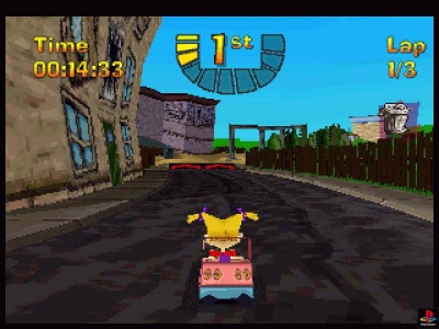 Screen ze hry Nicktoons Racing