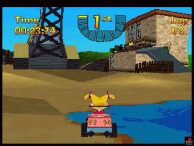 Screen ze hry Nicktoons Racing