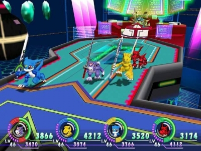 Screen ze hry Digimon World 4