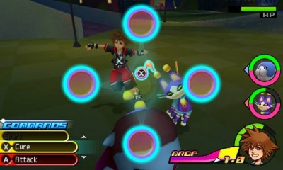 Screen ze hry Kingdom Hearts 3D: Dream Drop Distance