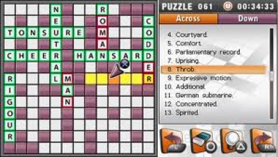 Screen ze hry Crosswords DS