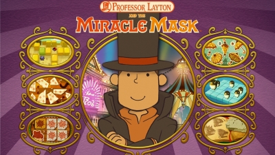 Artwork ke he Professor Layton and the Miracle Mask