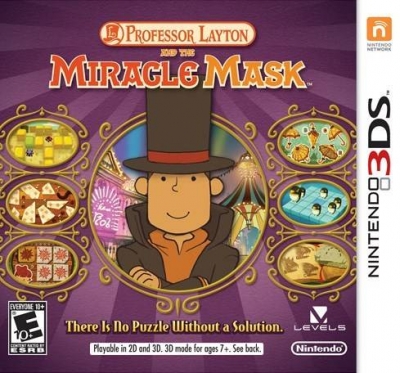 Obal hry Professor Layton and the Miracle Mask