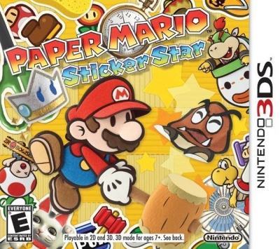 Obal hry Paper Mario: Sticker Star