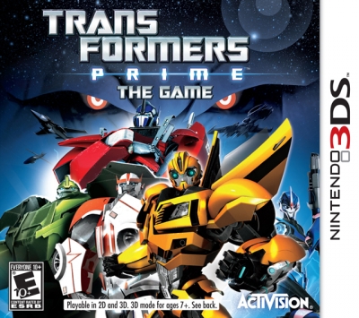 Obal hry Transformers Prime: The Game