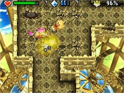 Screen ze hry Final Fantasy Fables: Chocobos Dungeon