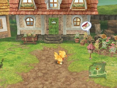 Screen ze hry Final Fantasy Fables: Chocobos Dungeon