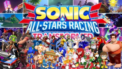 Artwork ke he Sonic & All-Stars Racing Transformed