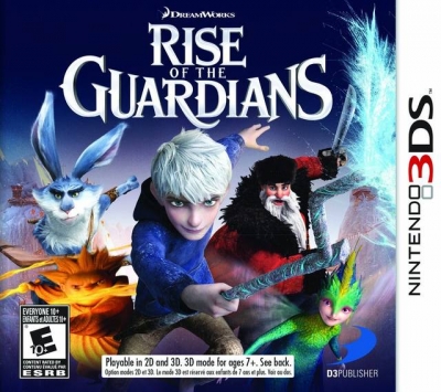 Obal hry Rise of the Guardians