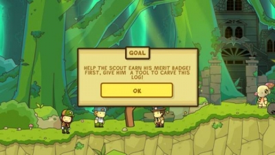 Screen ze hry Scribblenauts Unlimited