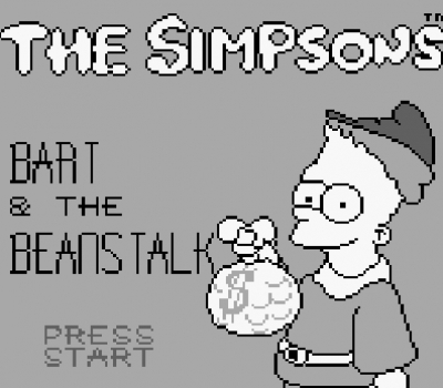 Screen ze hry The Simpsons: Bart & the Beanstalk