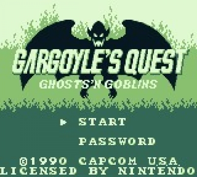 Screen ze hry Gargoyles Quest