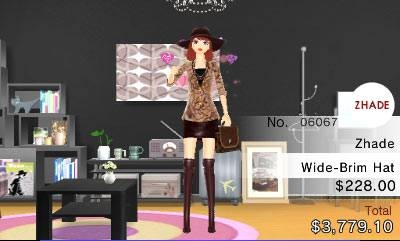 Screen ze hry Style Savvy: Trendsetters