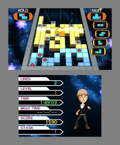 Screen ze hry Tetris Axis