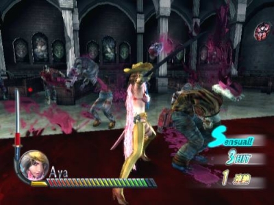 Screen ze hry Onechanbara: Bikini Zombie Slayers