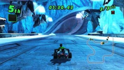 Screen ze hry Ben 10: Galactic Racing