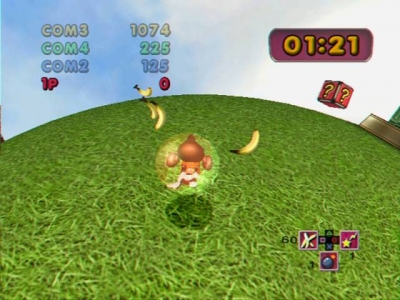 Screen ze hry Super Monkey Ball Adventure