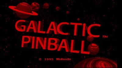 Screen ze hry Galactic Pinball