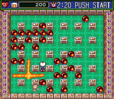 Screen ze hry Super Bomberman 5