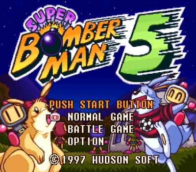 Screen ze hry Super Bomberman 5