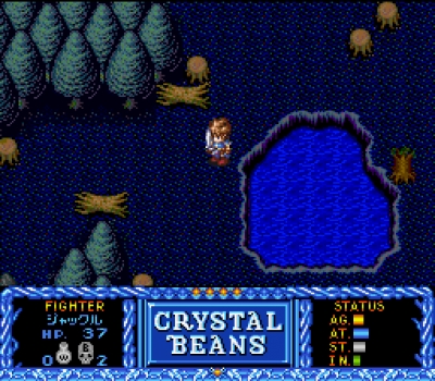 Screen ze hry Crystal Beans: From Dungeon Explorer