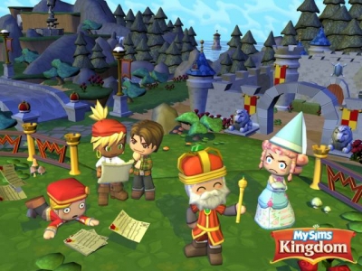 Screen ze hry MySims Kingdom