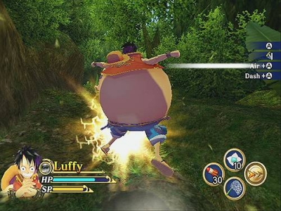 Screen ze hry One Piece: Unlimited Adventure