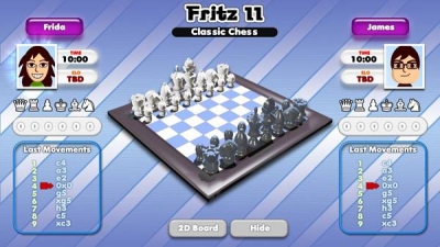 Screen ze hry Fritz Chess