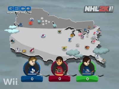 Screen ze hry NHL 2K11