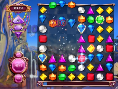 Screen ze hry Bejeweled 3