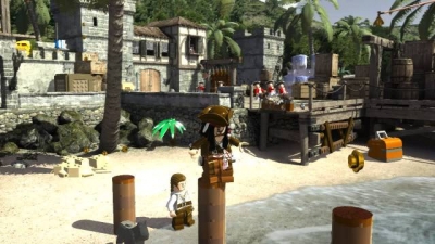 Screen ze hry LEGO Pirates of the Caribbean: The Video Game