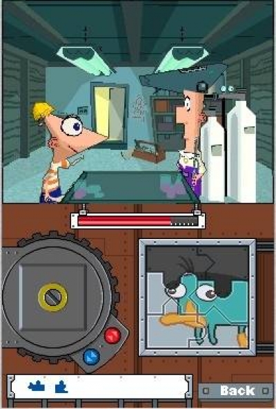 Screen ze hry Phineas and Ferb