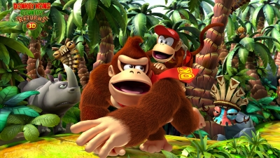 Artwork ke he Donkey Kong Country Returns 3D