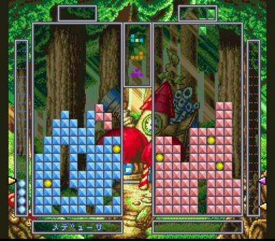 Screen ze hry Tetris Battle Gaiden