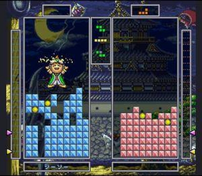 Screen ze hry Tetris Battle Gaiden