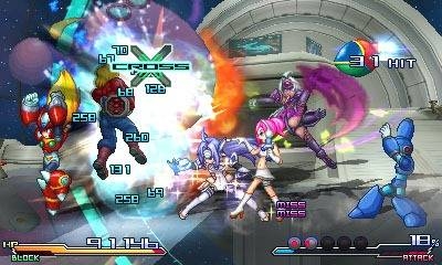 Screen ze hry Project X Zone