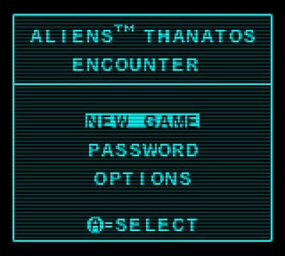 Screen ze hry Aliens: Thanatos Encounter