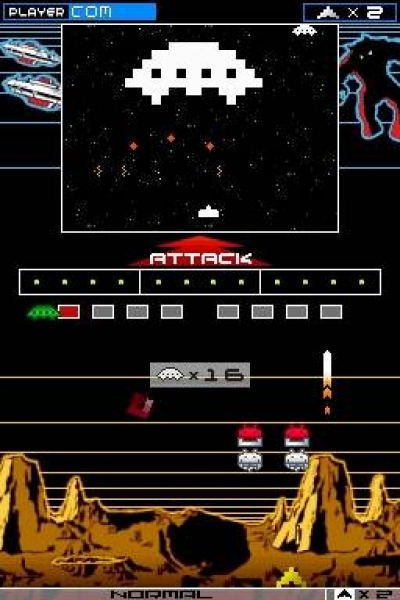 Screen ze hry Space Invaders Extreme 2