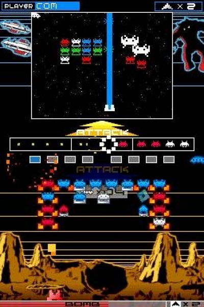 Screen ze hry Space Invaders Extreme 2