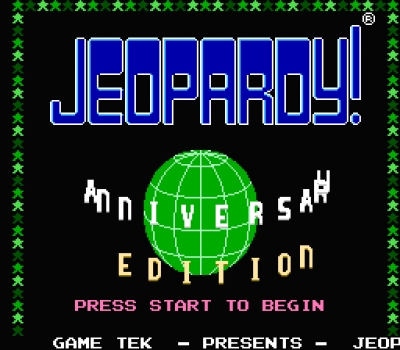 Screen ze hry Jeopardy! 25th Anniversary Edition