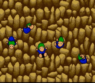 Screen ze hry Lemmings