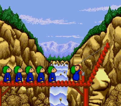 Screen ze hry Lemmings