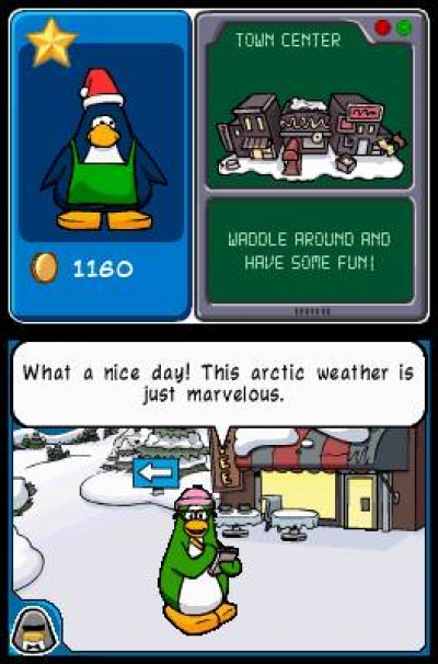 Screen ze hry Club Penguin: Elite Penguin Force