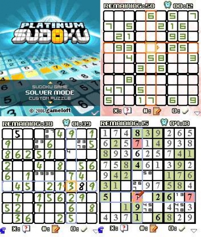 Screen ze hry Platinum Sudoku